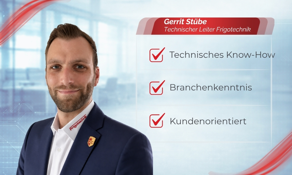 Frigotechnik: Gerrit Stübe übernimmt Position des Technischen Leiters